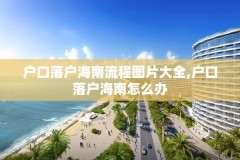 户口落户海南流程图片大全,户口落户海南怎么办