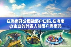 在海南开公司能落户口吗,在海南办企业的外省人能落户海南吗