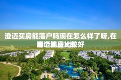 澄迈买房能落户吗现在怎么样了呀,在澄迈买房X资
哪个地段比较好