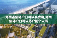 海南省集体户口可以买房嘛,海南集体户口可以落户到个人吗