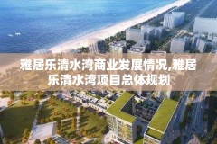 雅居乐清水湾商业发展情况,雅居乐清水湾项目总体规划