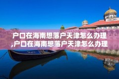户口在海南想落户天津怎么办理,户口在海南想落户天津怎么办理手续