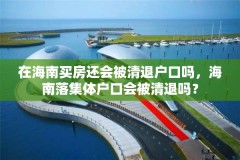 在海南买房还会被清退户口吗，海南落集体户口会被清退吗？