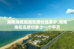 海南海花岛现在房价是多少,海南海花岛房价多少一个平方