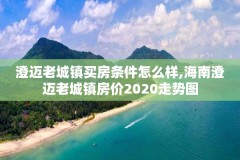 澄迈老城镇买房条件怎么样,海南澄迈老城镇房价2020走势图