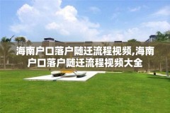 海南户口落户随迁流程视频,海南户口落户随迁流程视频大全