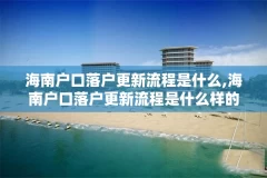 海南户口落户更新流程是什么,海南户口落户更新流程是什么样的