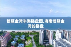 博鳌金湾半海楼盘图,海南博鳌金湾的楼盘
