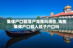 集体户口能落户海南吗现在,海南集体户口能入孩子户口吗