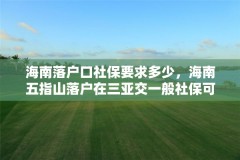 海南落户口社保要求多少,海南五指山落户在三亚交一般社保可以吗?