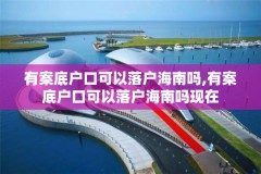 有案底户口可以落户海南吗,有案底户口可以落户海南吗现在