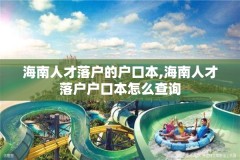 海南人才落户的户口本,海南人才落户户口本怎么查询