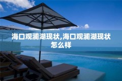海口观澜湖现状,海口观澜湖现状怎么样