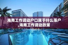 海南工作调动户口属于什么落户,海南工作调动政策