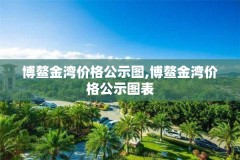 博鳌金湾价格公示图,博鳌金湾价格公示图表