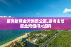 琼海博鳌金湾海景公寓,琼海市博鳌金湾值得X资吗