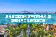 怎样在海南农村落户口到外地,海南农村户口能迁到海口吗