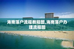 海南落户流程教程图,海南落户办理流程图