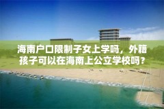 海南户口限制子女上学吗，外籍孩子可以在海南上公立学校吗？