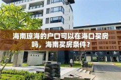 海南琼海的户口可以在海口买房吗,海南买房条件?