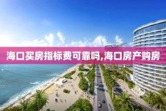 海口买房指标费可靠吗,海口房产购房