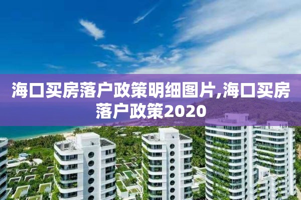 海口买房落户政策明细图片,海口买房落户政策2020