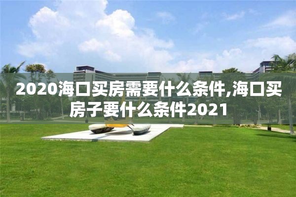 2020海口买房需要什么条件,海口买房子要什么条件2021