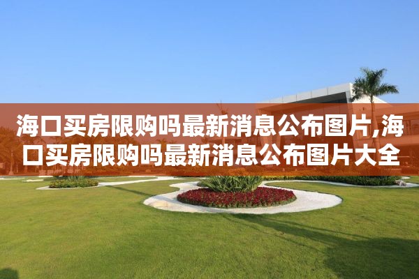 海口买房限购吗最新消息公布图片,海口买房限购吗最新消息公布图片大全