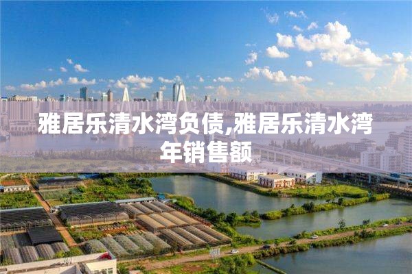 雅居乐清水湾负债,雅居乐清水湾年销售额