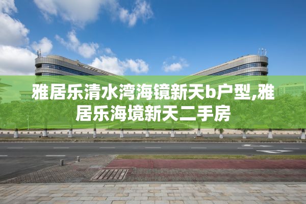 雅居乐清水湾海镜新天b户型,雅居乐海境新天二手房