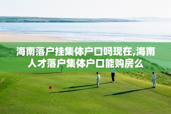 海南落户挂集体户口吗现在,海南人才落户集体户口能购房么