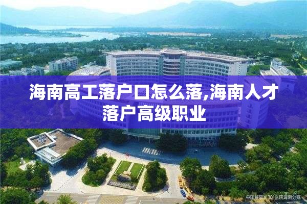 海南高工落户口怎么落,海南人才落户高级职业