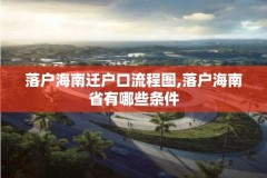 落户海南迁户口流程图,落户海南省有哪些条件