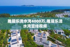 雅居乐清水湾4000万,雅居乐清水湾宣传视频