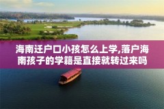 海南迁户口小孩怎么上学,落户海南孩子的学籍是直接就转过来吗