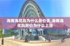 海南海花岛为什么房价贵,海南海花岛房价为什么上涨