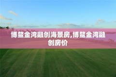 博鳌金湾融创海景房,博鳌金湾融创房价