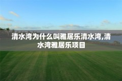 清水湾为什么叫雅居乐清水湾,清水湾雅居乐项目