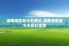海南海花岛今天房价,海南海花岛今天房价走势