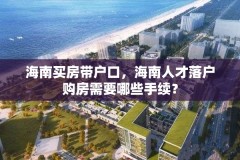 海南买房带户口,海南人才落户购房需要哪些手续?