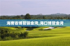 海南省博鳌镇金湾,海口博鳌金湾