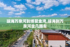 琼海万泉河到博鳌金湾,琼海到万泉河坐几路车