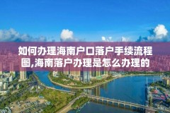 如何办理海南户口落户手续流程图,海南落户办理是怎么办理的