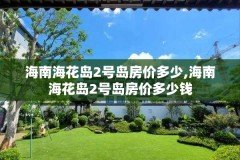 海南海花岛2号岛房价多少,海南海花岛2号岛房价多少钱