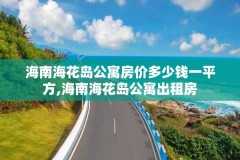 海南海花岛公寓房价多少钱一平方,海南海花岛公寓出租房