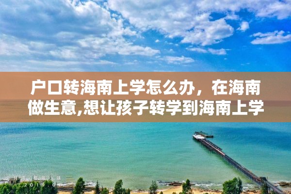 户口转海南上学怎么办，在海南做生意,想让孩子转学到海南上学，怎么办理手续？