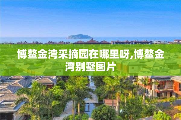 博鳌金湾采摘园在哪里呀,博鳌金湾别墅图片