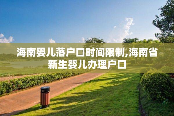 海南婴儿落户口时间限制,海南省新生婴儿办理户口
